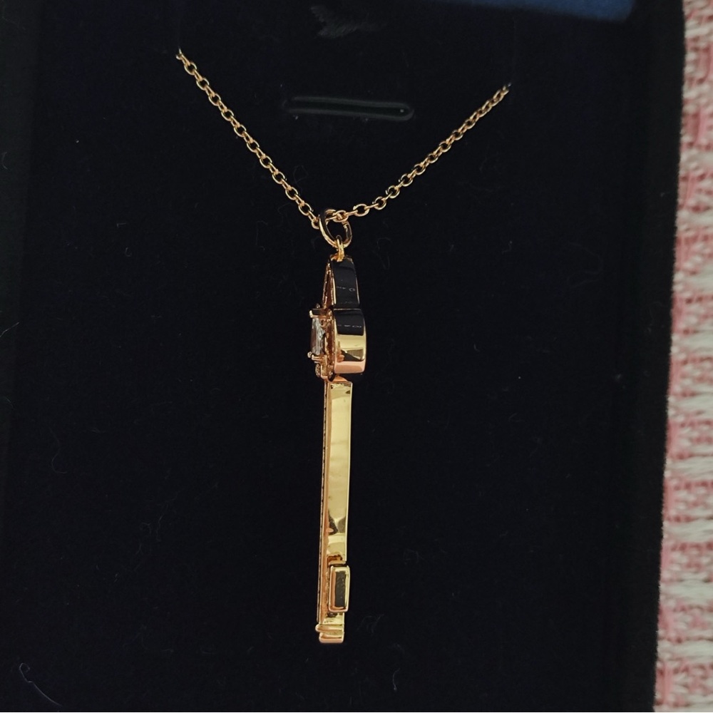 Tiffany & Co. 18K Gold Crown Key Pendant Necklace - Picture 6 of 10